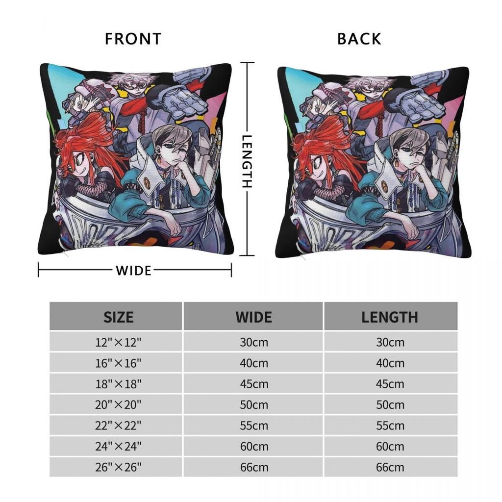 Gachiakuta Japanese Anime Pillowcase Printing Polyester Cushion Cover Decoration Pillow Case Cover Home Zippered 18''
