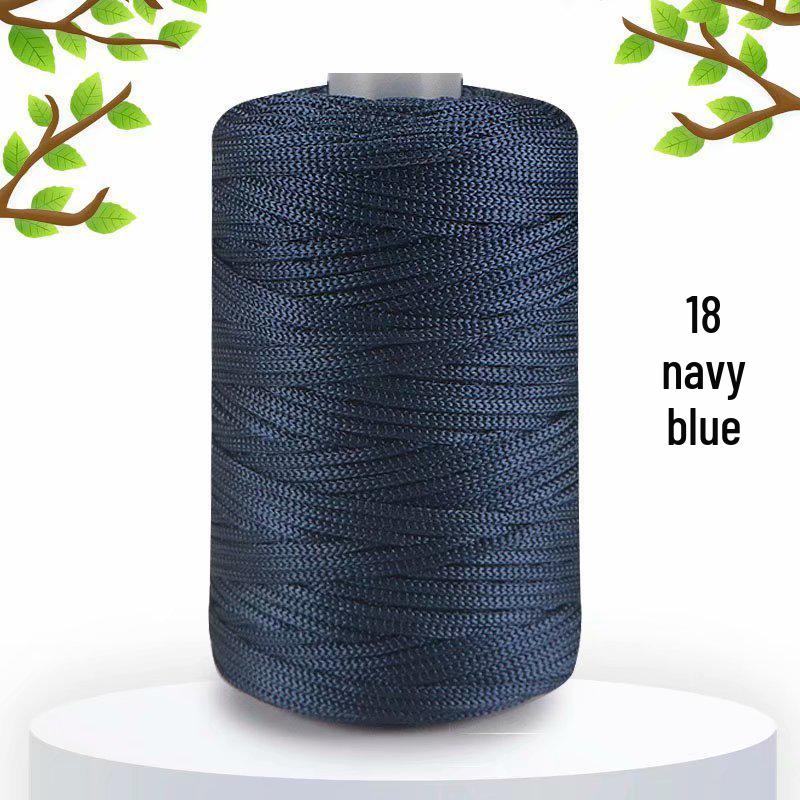 125g Lightweight Ice Silk Linen Yarn for Summer Hats, Medium-Fine Knitting, DIY Bags, Cushions & Shiny Hollow Yarn