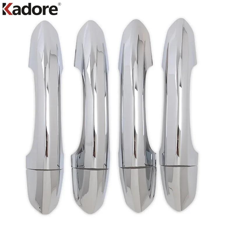 Door Handle Cover Trim For Ford Fusion Contour MONDEO 2013 2014 2015 Chrome Car Side Handles Catch Cap Overlay Accessories