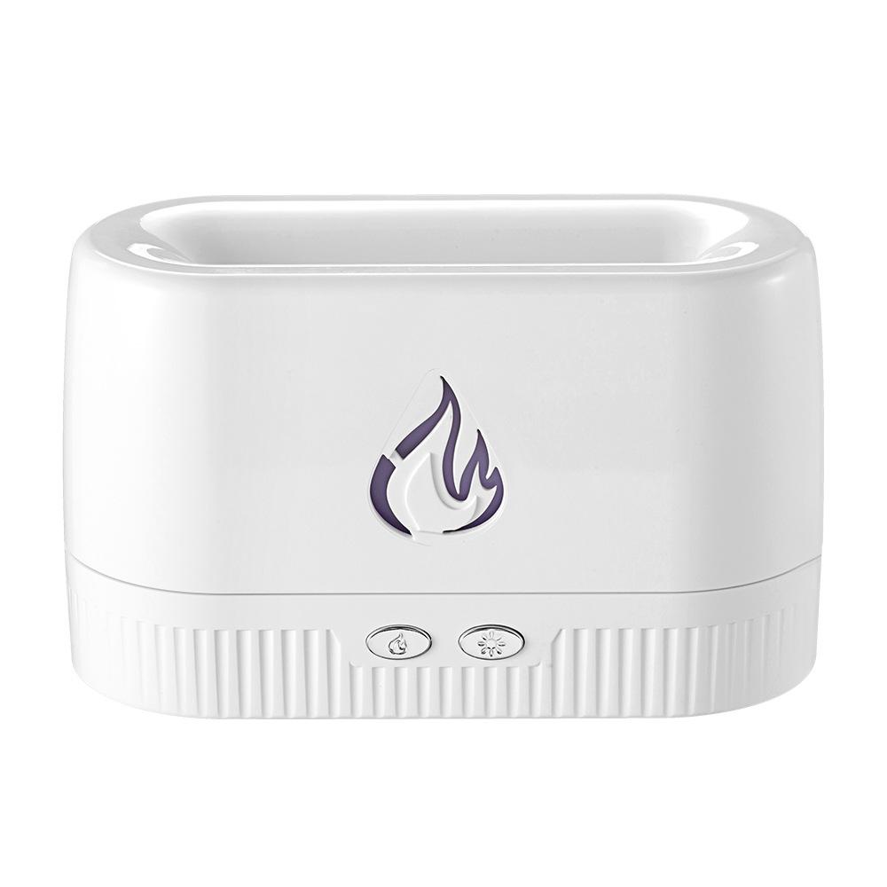 Usb Elektrische Aromatherapie Luftbefeuchter Diffusor Hause Zimmer Ultraschall Kühlen Nebel Aroma Ätherisches Öl Diffusor Mit Flamme Lampe