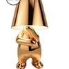 Italien Little Golden Man Bordslampa Touch Switch LED Nattljus Kafé Bar Sovrumsinredning Tänkare Rumsdekorlampa