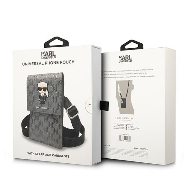 Karl Lagerfeld Ikonik Monogram Silver MacBook Case
