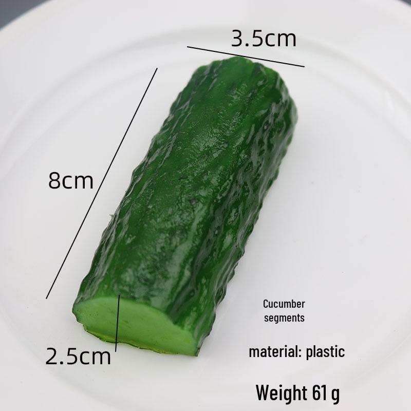 Simulation Cucumber & Bottle Gourd Model - Educational & Photography Props