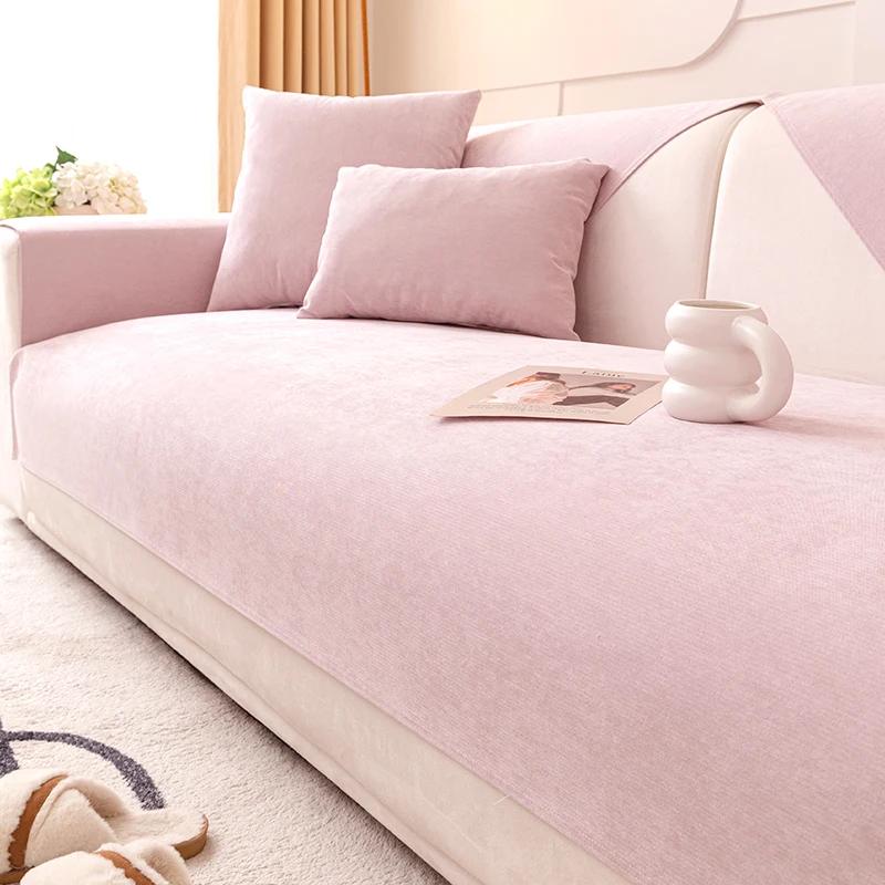 Non Stick Waterproof Sofa Cover Fabric Suitable for All Seasons Wear-resistant Sofa Cushion Cover Anti Slip and Not Easy To Fade