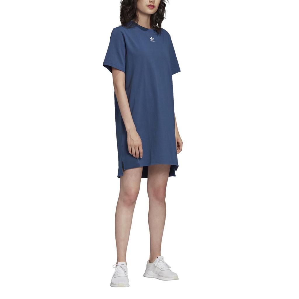 Adidas Originals Short Sleeved Dress Women's Dark Blue FM3278