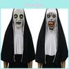 Maschera Horror Terrificante La Monaca Valak Design Spaventoso a Maschera Intera Con Foulard