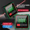 Magnetisk Digital Vinkelmätare Elektronisk Lasermätare Linjal 360 Graders LCD Vinkelmätare Mini Inclinometer Mätverktyg