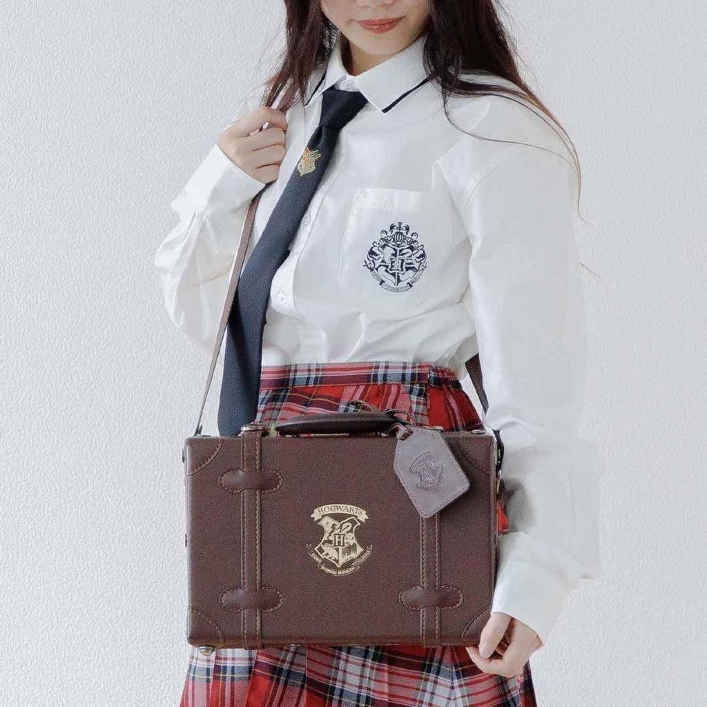 Harry Potter Hogwarts Trunk Shoulder Bag Brown Mahodokoro Online Limited USED