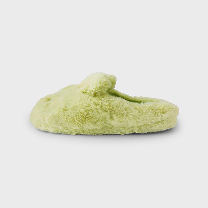 Bunini Plush Room Shoes (Green)