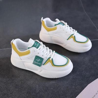 Women's White Shoes Spring New Retro Minority Thick Bottom Versatile Spring and Autumn Soft Bottom Leisure Sports Board Shoes