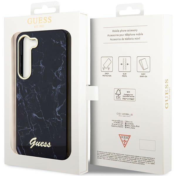 Etui Do Samsung Galaxy S23 Plus Guess Marble Czarne