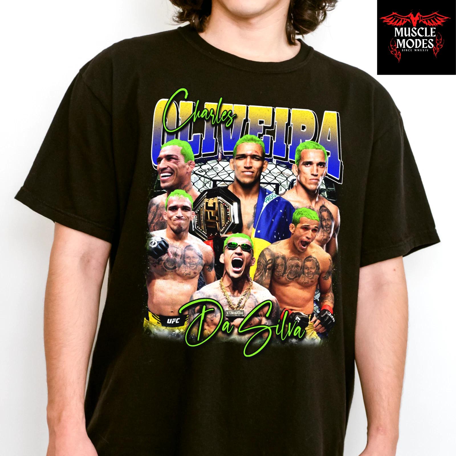 UFC Charles Oliveira Do Bronx MMA Champion Pro Fighter Premium T-Shirt S-3XL L