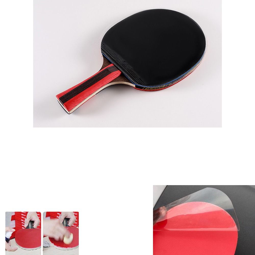 Sticky Table Tennis Paddle Maintenance Cover Transparent Racket Rubber Protective Film