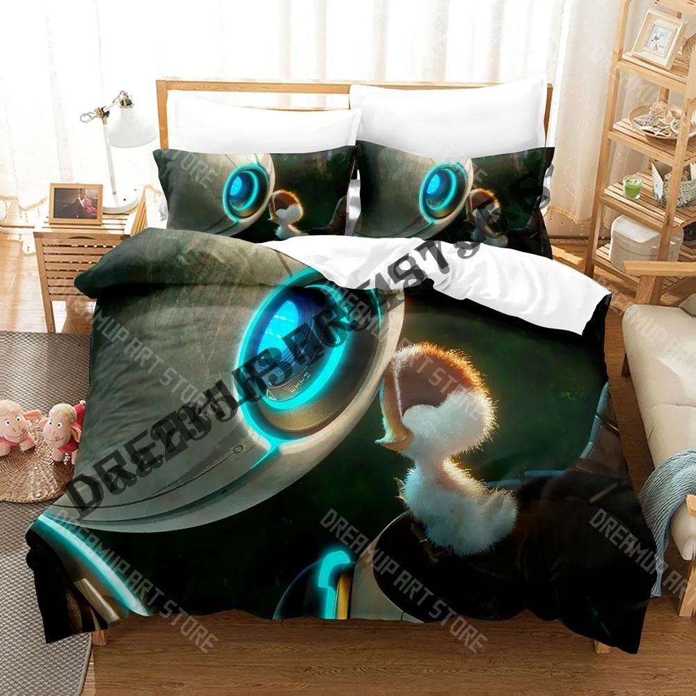 3D Print Wild Robot Graphic Bedding Set Single Twin Full Queen King Size Bed Set Adult Kid Bedroom Duvetcover Set Anime Bed