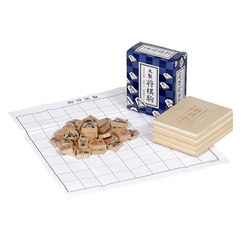 Kawada Wooden Shogi Pieces, 91 x 110 x 45 mm, KBG-05