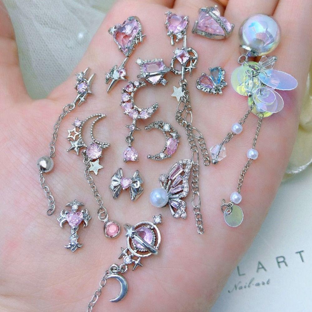 Light Luxury Charms Luxury Nails Japanese Style Nail Decor Pendant  Valentine Day