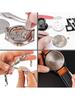 212Pcs Watch Link Pin Remover Back Case Opener Hand Drill Fixing Tool Accessory Watch Link Pin Remover Case Opener