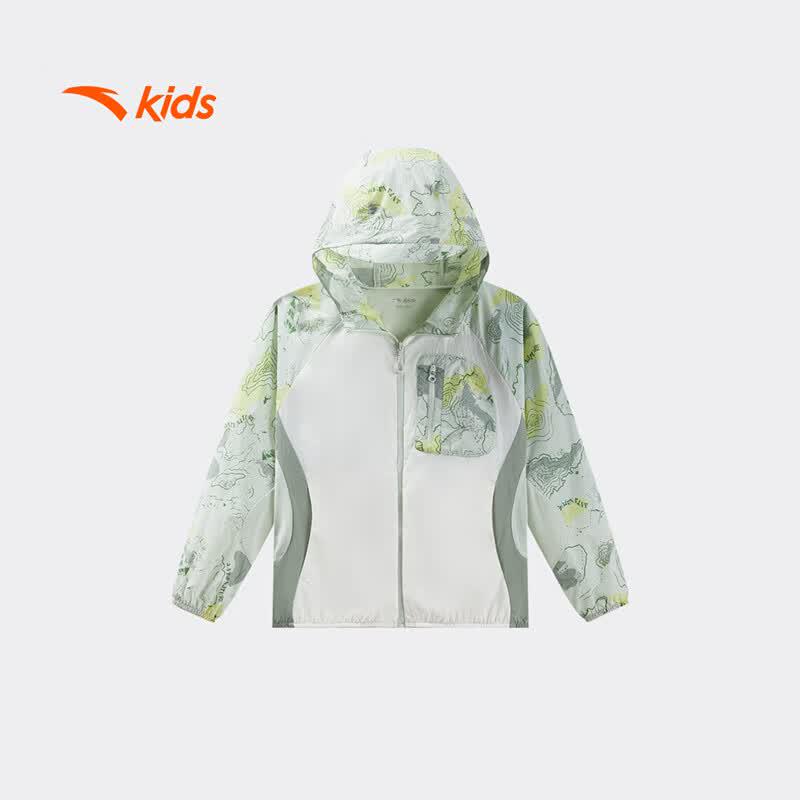 ANTA Kids  Boy s Outdoor WWF Woven Hooded Jacket 101