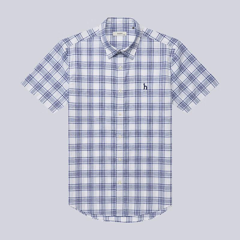 HAZZYS Men's Casual Short-Sleeve Shirt ATCZK1BBK71