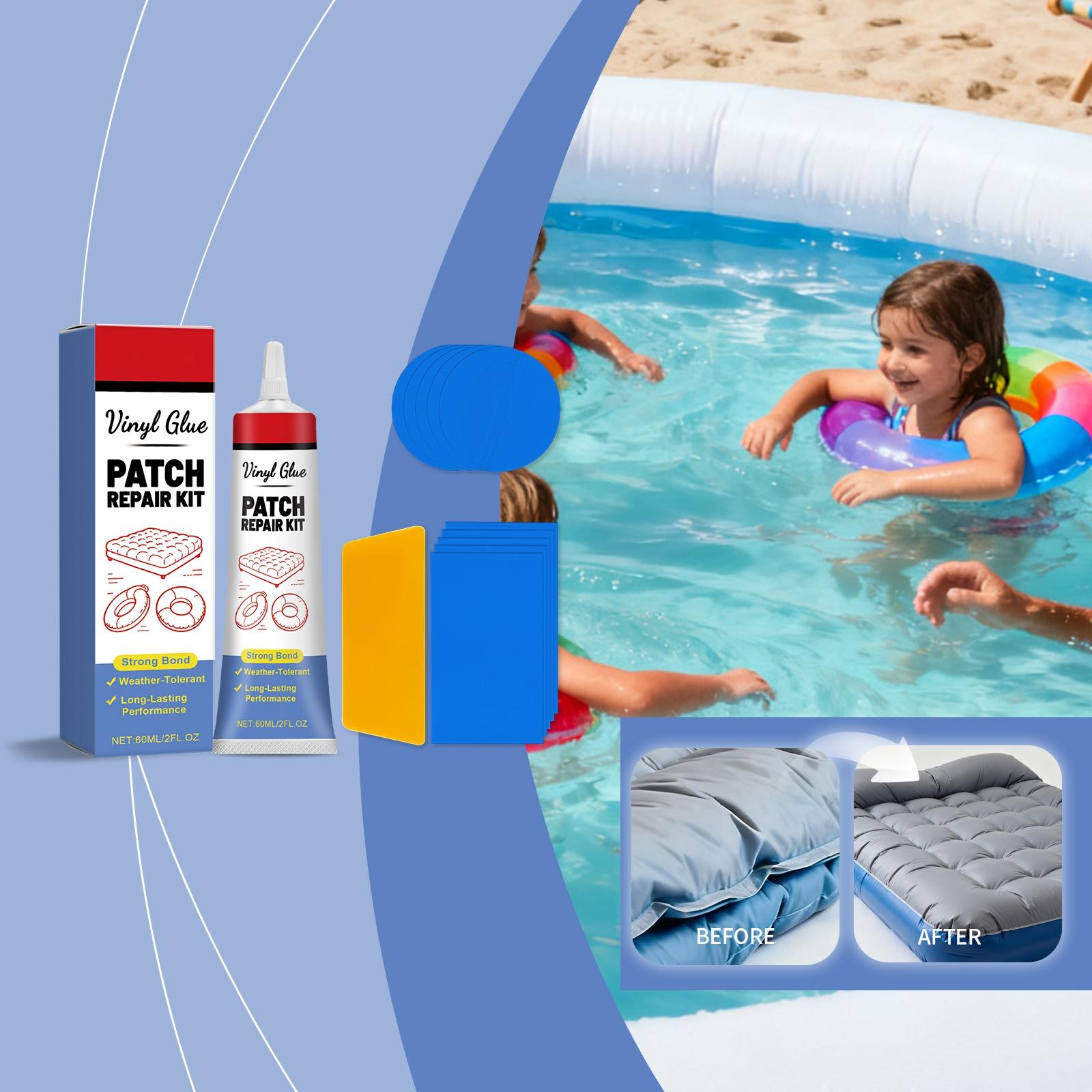

Inflatable Mattress Care Set Camping Sleeping Pad Inflatable Bed And Bonding Convenient Set 60ML One Size