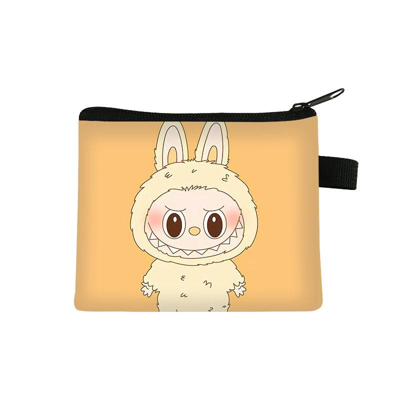 New Labubu Children's Coin Purse Student Cartoon Bag Trendy Mini Storage Bag