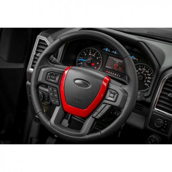Steering Wheel Moulding Frame Trim Decor Cover For Ford F-150 15-20 Accessories