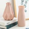 1PCS Plastic Vase Home for Decoration White Imitation Ceramic Flower Pot Plants Basket Nordic Wedding Decorative Dining Bedroom