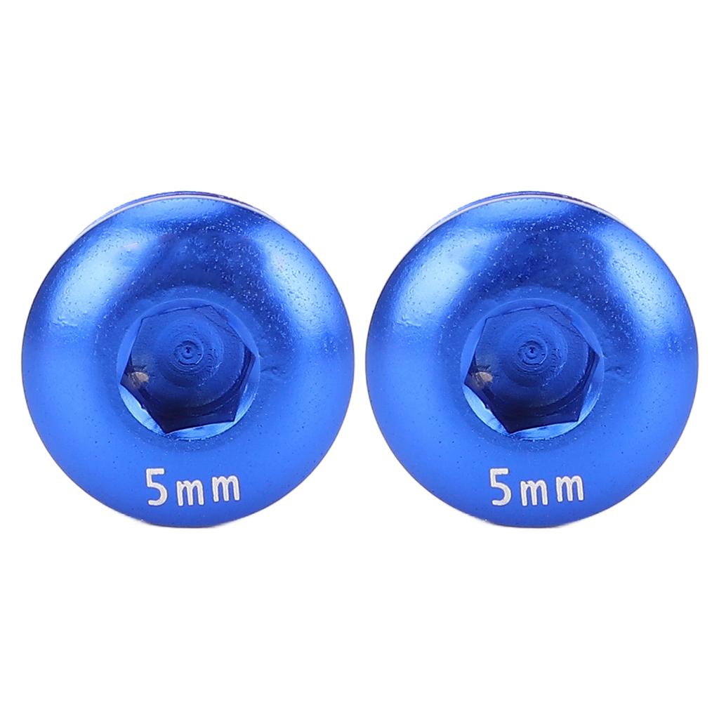 Cycle Pedal Screw Cap Aluminum Alloy M14 Thread 5MM Pedal Screw Cover for Mountain Cycle Blue