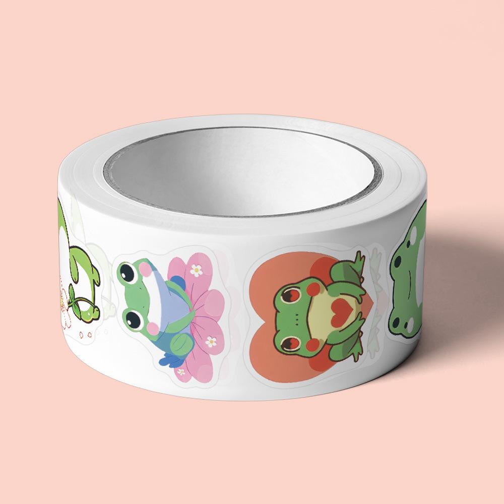 500pcs Cute Traveling Frog Cartoon Graffiti Stickers DIY Phone Guitar Laptop Notebook Suitcase Waterproof Sticker