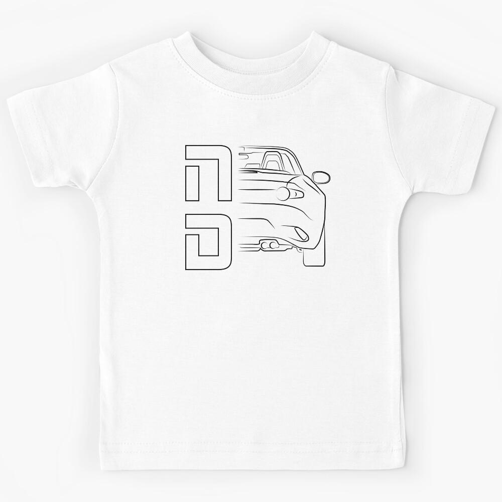 Miata ND Black Kids T-Shirt 130