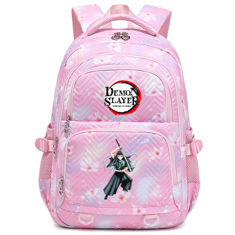 Školní batoh s potiskem Anime Demon Slayer pro studenty, teenagery, chlapce, dívky, ženy, cestovní batoh Mochila Escolar