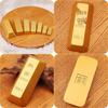 Brass Gold Bar Prop - Home Decor, Shop Display, Housewarming Gift, Solid Handicraft