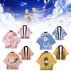 Wanderer Impact Genshin Ganyu Cosplay Costumes Kimono Cloak Party Halloween