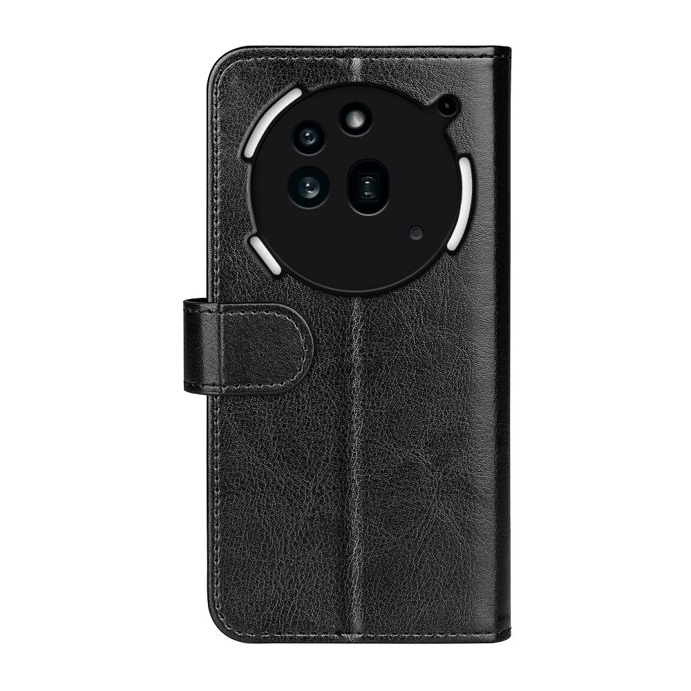 For Nothing Phone (3a) Pro Case Crazy Horse Texture Stand Leather Phone Cover