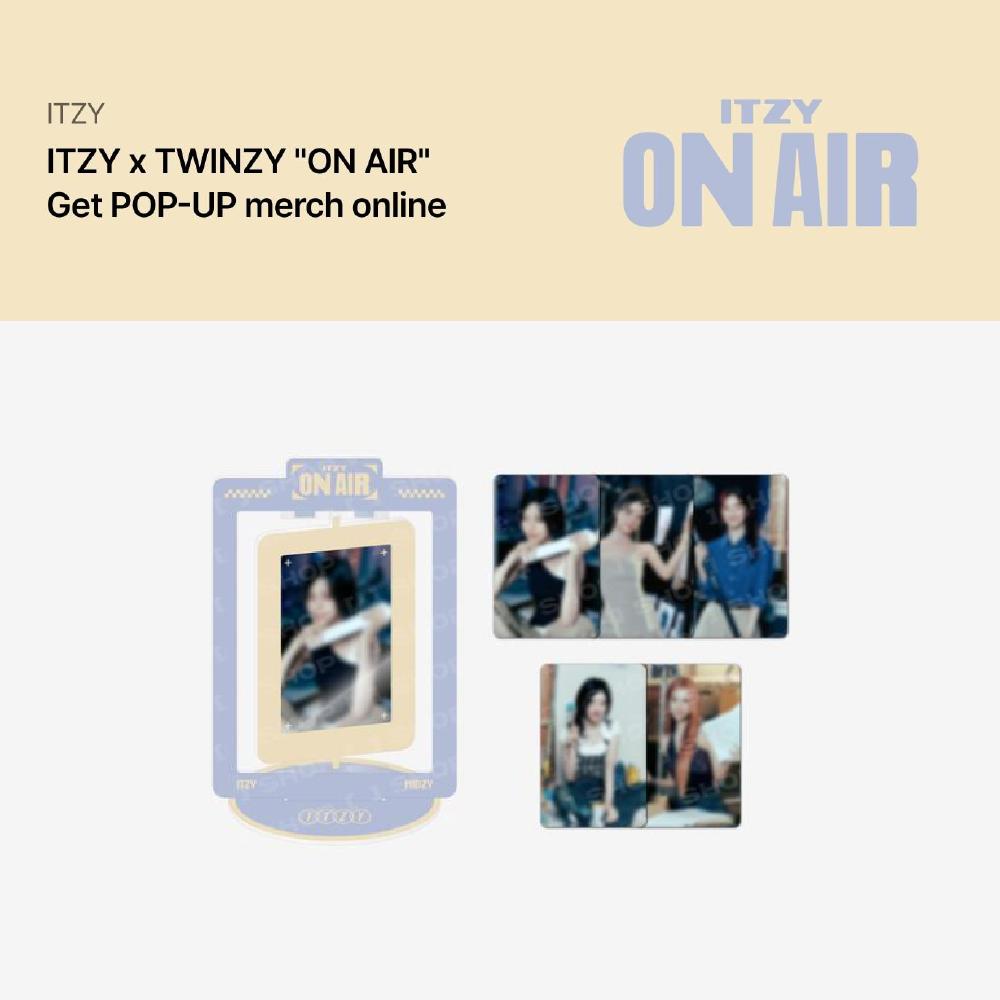 Pre-order ITZY ON AIR Get POP-UP Rotating Acrylic Stand