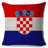 50 Style National Flag Cushion Cover for Sofa Home Children Room Decor Geometric Print Pillowcase Polyester Pillow Case 45x45cm