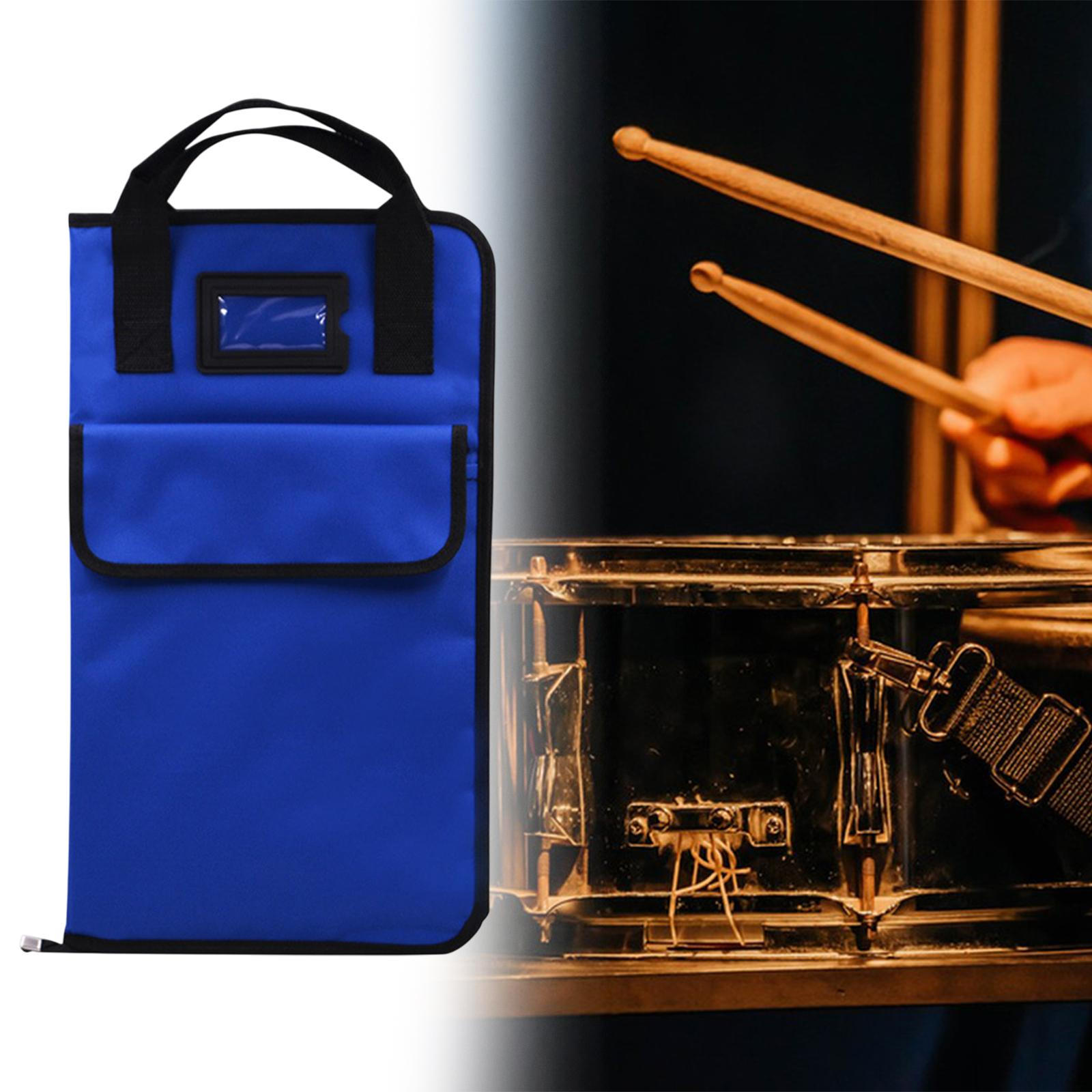 

Сумка для барабанных палочек, держатель для сумочки для барабанных палочек, прочная, для подростков, вмещает 12 пар, профессиональная, с большим размером