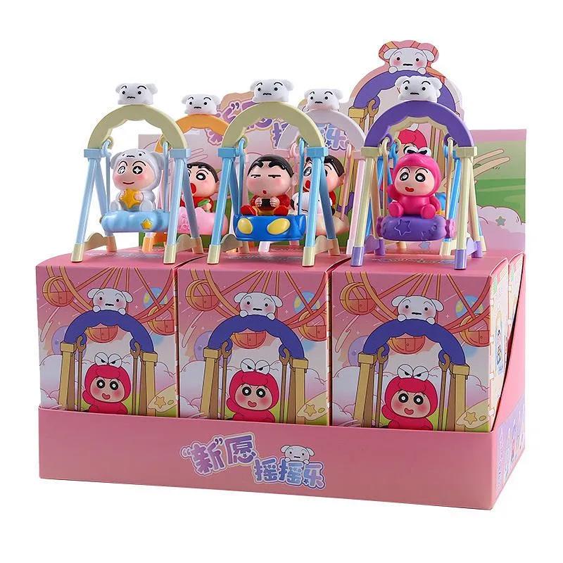 Crayon Shin-chan Swinging Series Blind Box Figurine - Trendy Toy & Decompression Ornament Gift.