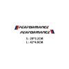 Car Performance Stickers Styling Vinyl Graphics Stripes Car Door Front File Visor Window Decorate for Transformation Accessories