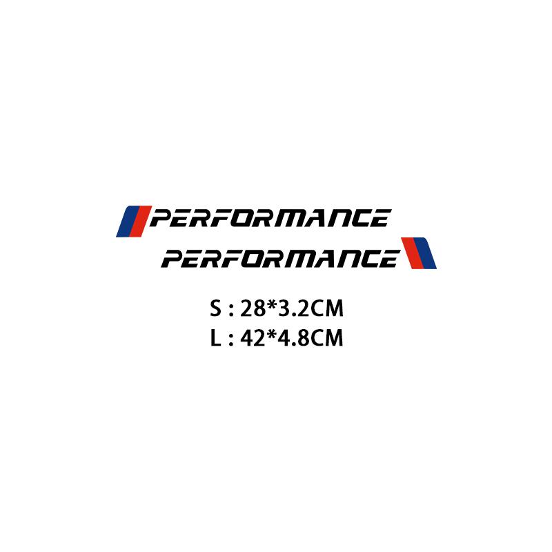 Car Performance Stickers Styling Vinyl Graphics Stripes Car Door Front File Visor Window Decorate for Transformation Accessories