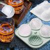 4 Compartments Ice Cube Tray Funnel Type Lid Chocolate Mold Bar Accessories Sphere Ice Mold  Summer