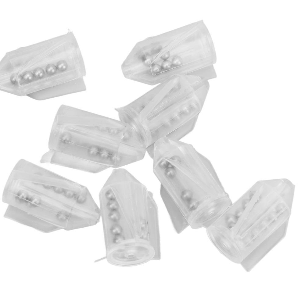 20PCS PVC Fishing Lure Rattles Multifunctional Fishing Bait Rattles  Outdoor Fishing