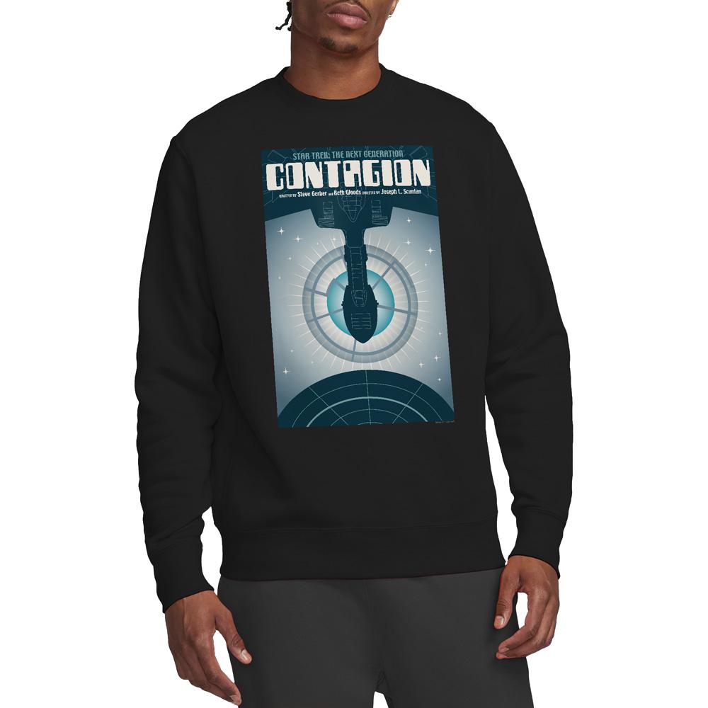 STAR TREK Unisex Adult The Next Generation Season 2 Episode 11 Sweatshirt