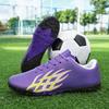 Īsu nagu treniņu futbola apavi ar zemu augšdaļu, ādas virsmas, lauztu nagu futbola sporta apavi ar zemu augšdaļu, liela izmēra jauniešu kedas