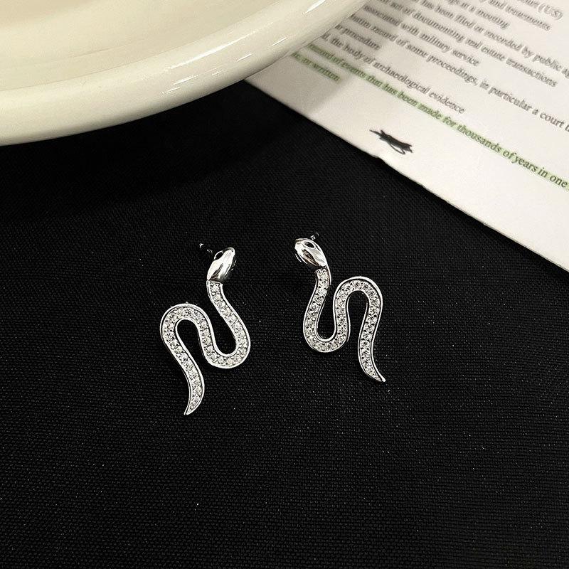 

Серьги в форме змеи Niche Temperament Уникальный дизайн сережек Sense Высококачественные серьги для женщин Противомоскитная пластина