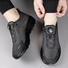 Men's shoes 2025 summer new platform rotating button sports shoes urban outdoor leisure comfortable mountaineering dad shoes