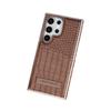 Suitable for Samsung S25ultra Mobile Phone Case Crocodile Pattern Samsung Bracket Magnetic S24u Full Coverage 23u Men's Leather Case
