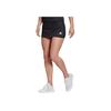 Adidas Solid Color Logo Simple Comfortable Skin-Friendly Casual Shorts Women Shorts Black FT9703