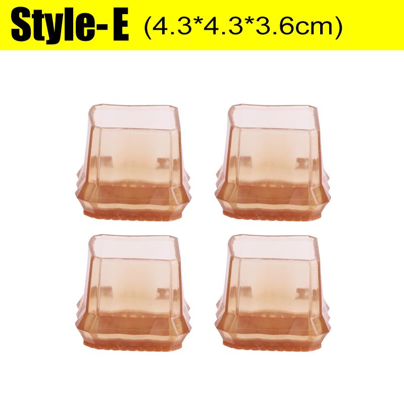 24/2pcs Chair Leg Caps with Non-slip Felt Floor Protector Pads Anti Scratch Table Leg Cover Plugs Furniture Foot Cover Sliders