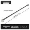 Retractable Stainless Steel Clothesline & Shower Curtain Rod Combo for Balcony and Bathroom